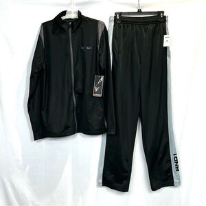 And1 Men's Full Zip Up Tracksuit Two Piece Set Size S NWT